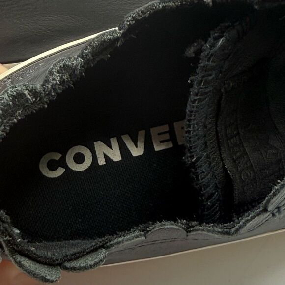 Converse CTAS Ox Frilly Thrills Black Gold Egret Lace Up Women's Shoe US Size 6 - Picture 11 of 12